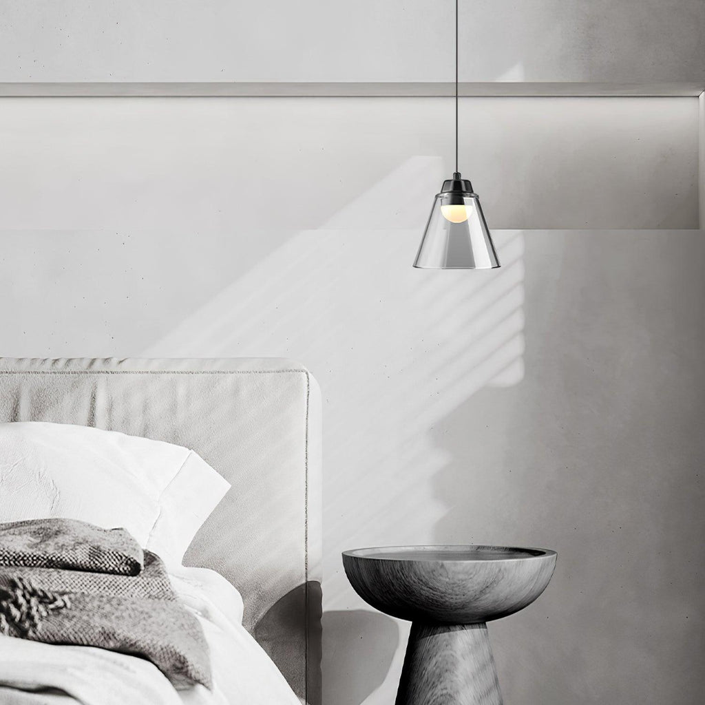sculptural-glass-pendant-lamp-anzaz-Black & Clear-4