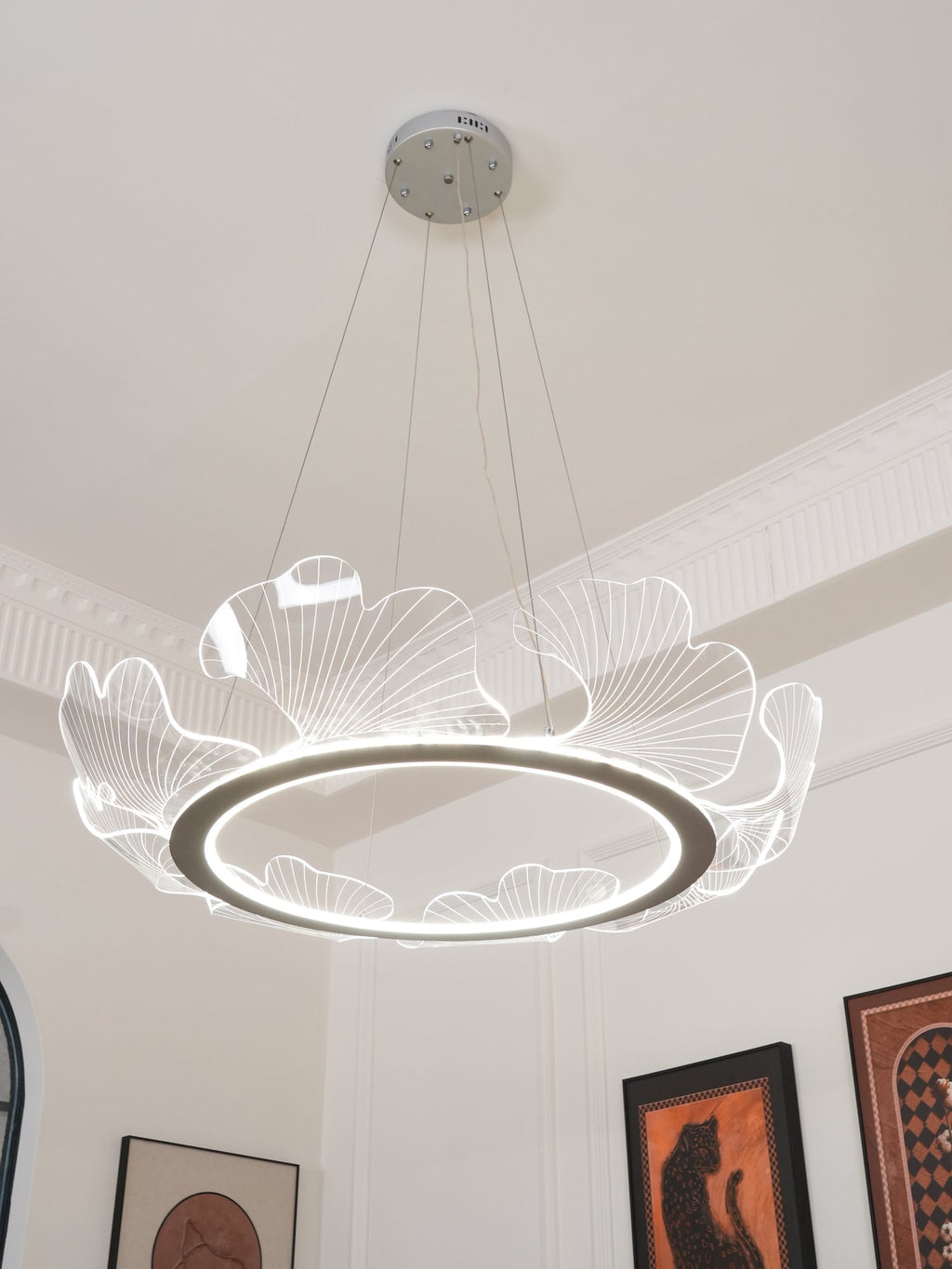 sea-chandelier-anzaz-Gold & Clear-7