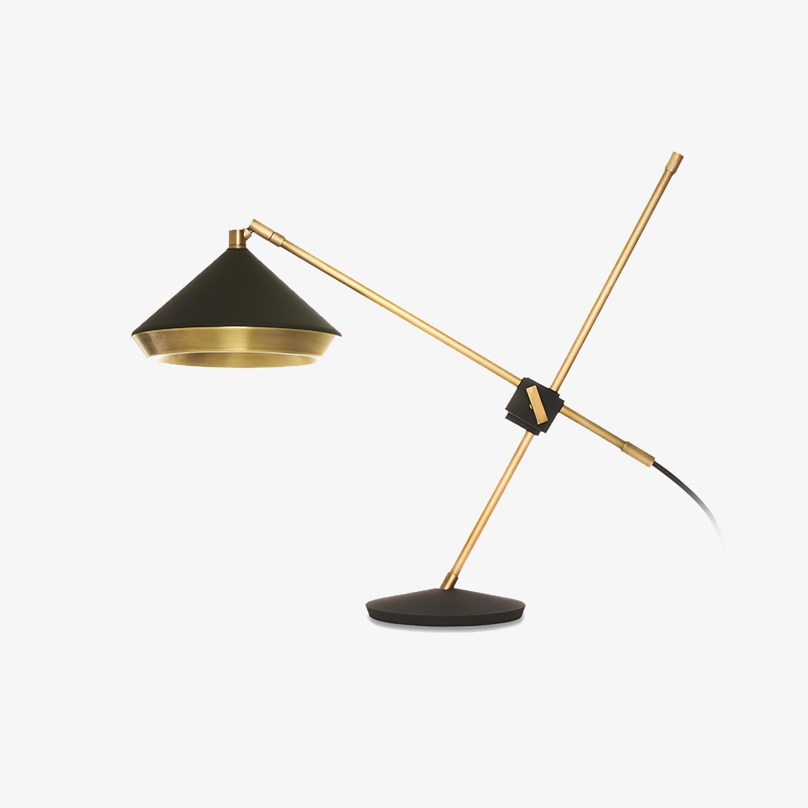 shear-table-lamp-anzaz-Copper plating & Matte White-1