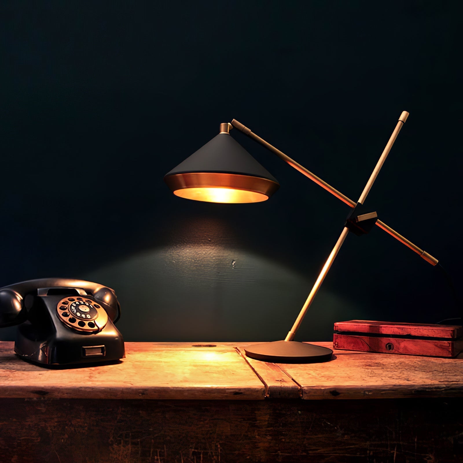 shear-table-lamp-anzaz-Copper plating & Matte Black-6