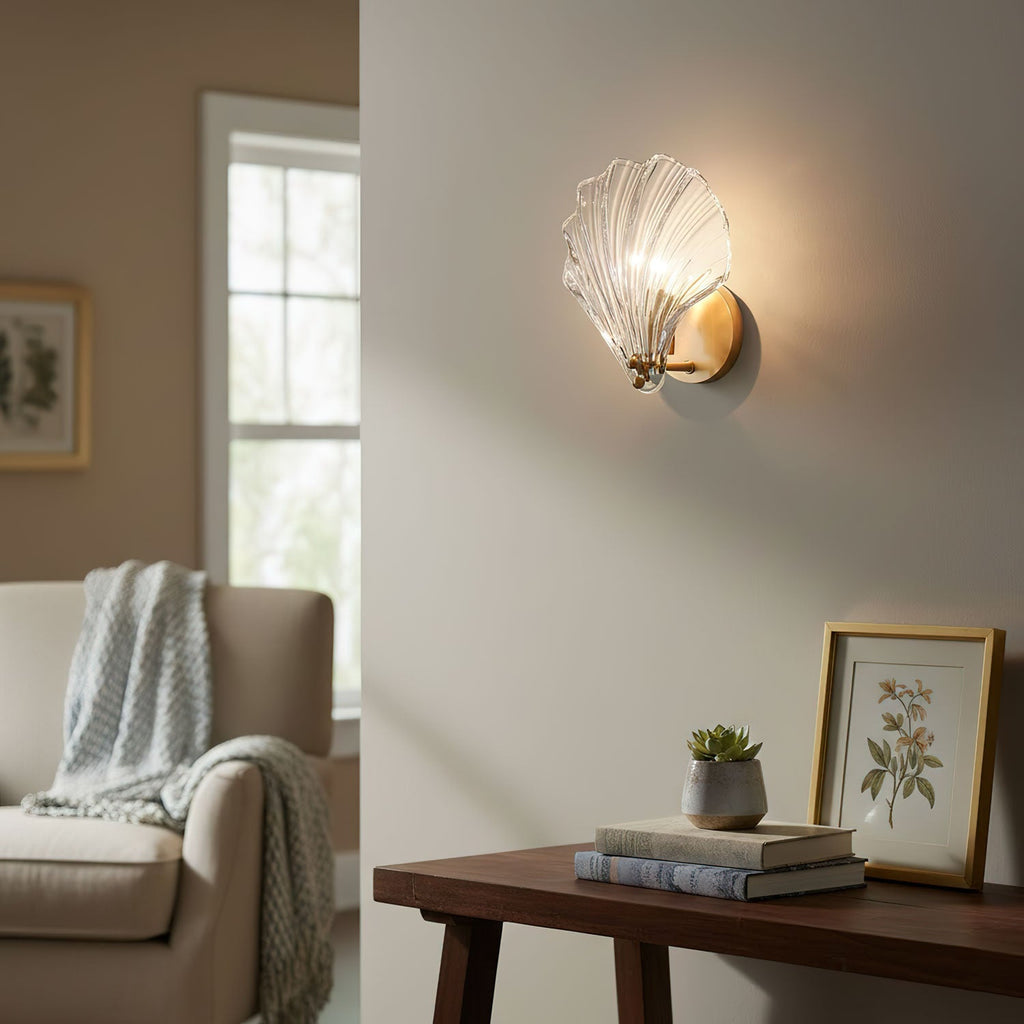shell-wall-light-anzaz-Brass & Amber-3