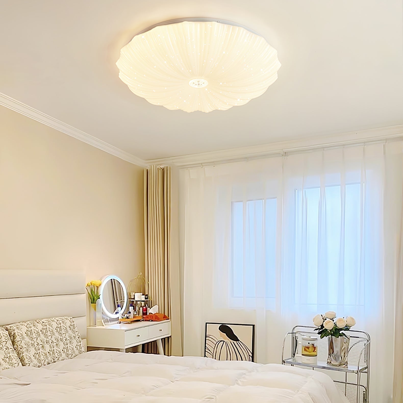 shell-acrylic-round-ceiling-lamp-anzaz-White-2
