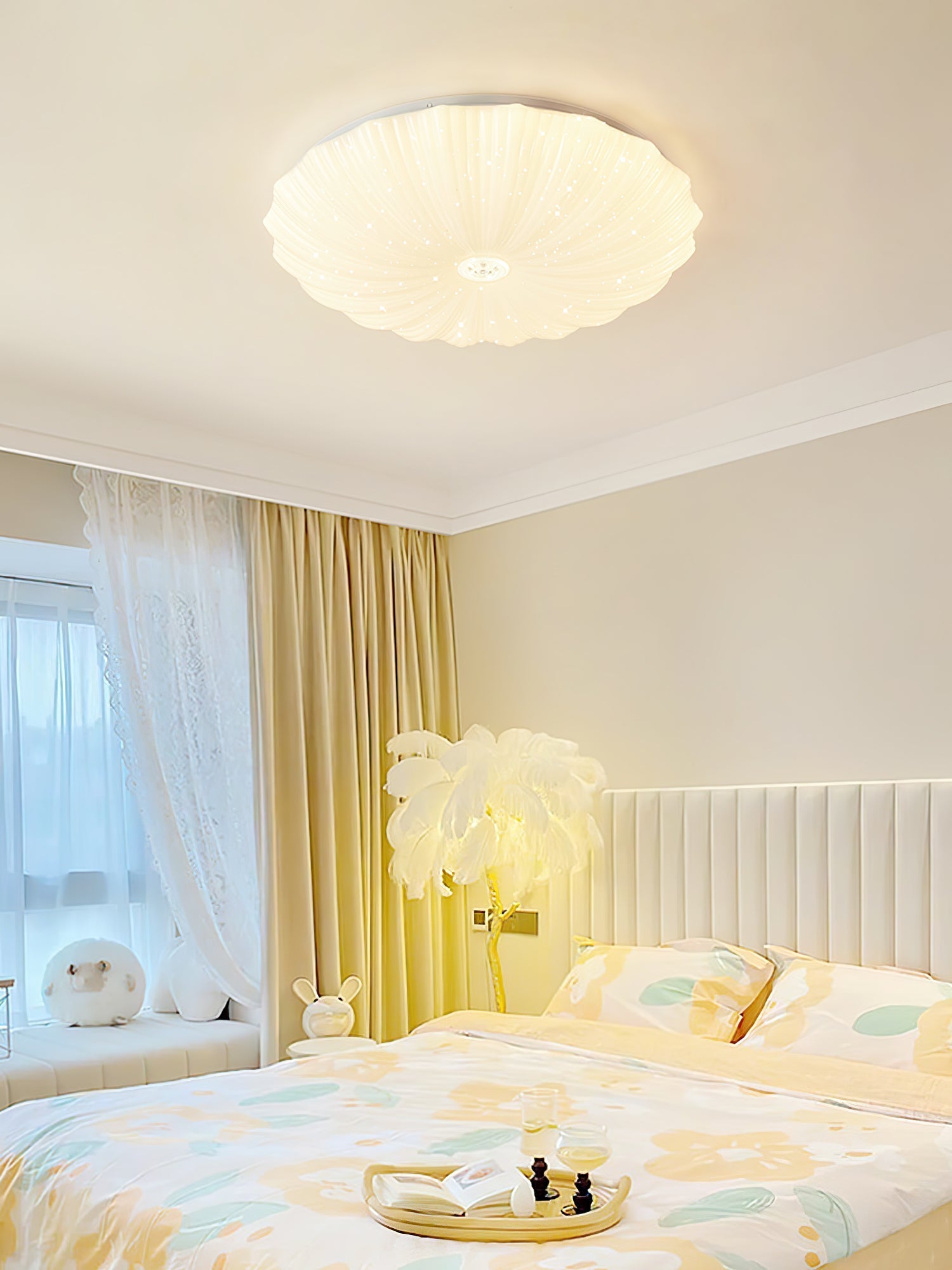shell-acrylic-round-ceiling-lamp-anzaz-White-6