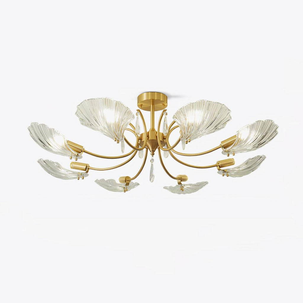 shell-brass-ceiling-lamp-anzaz-Brass & Clear-1