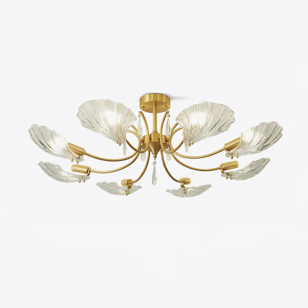 shell-brass-ceiling-lamp-anzaz-Brass & Clear-1