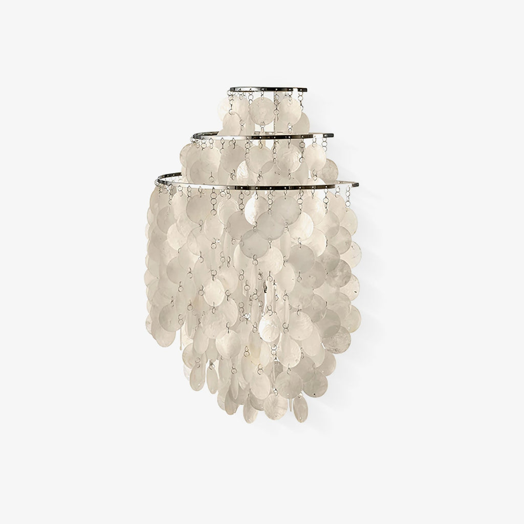 shell-cascading-wall-light-anzaz-Chrome & White Shell-1