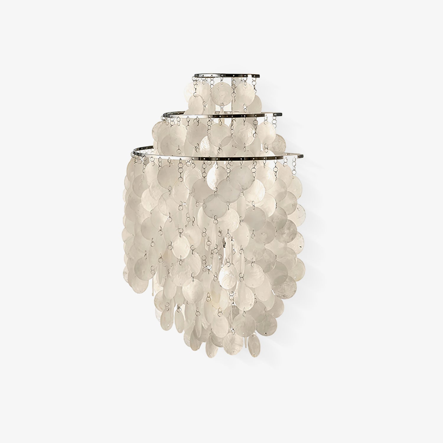 shell-cascading-wall-light-anzaz-Chrome & White Shell-1