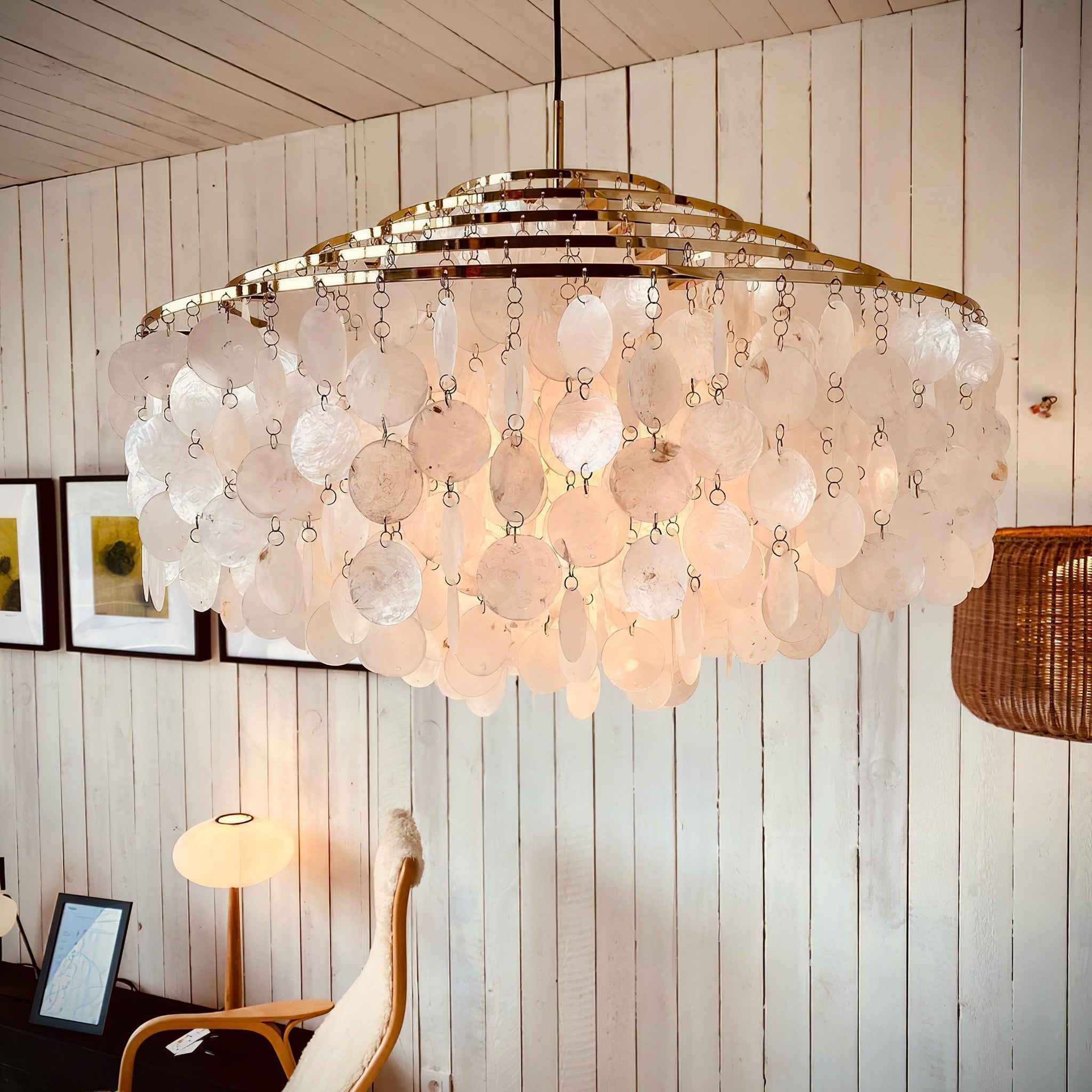 shell-pendant-lamp-anzaz-Chrome & White-5