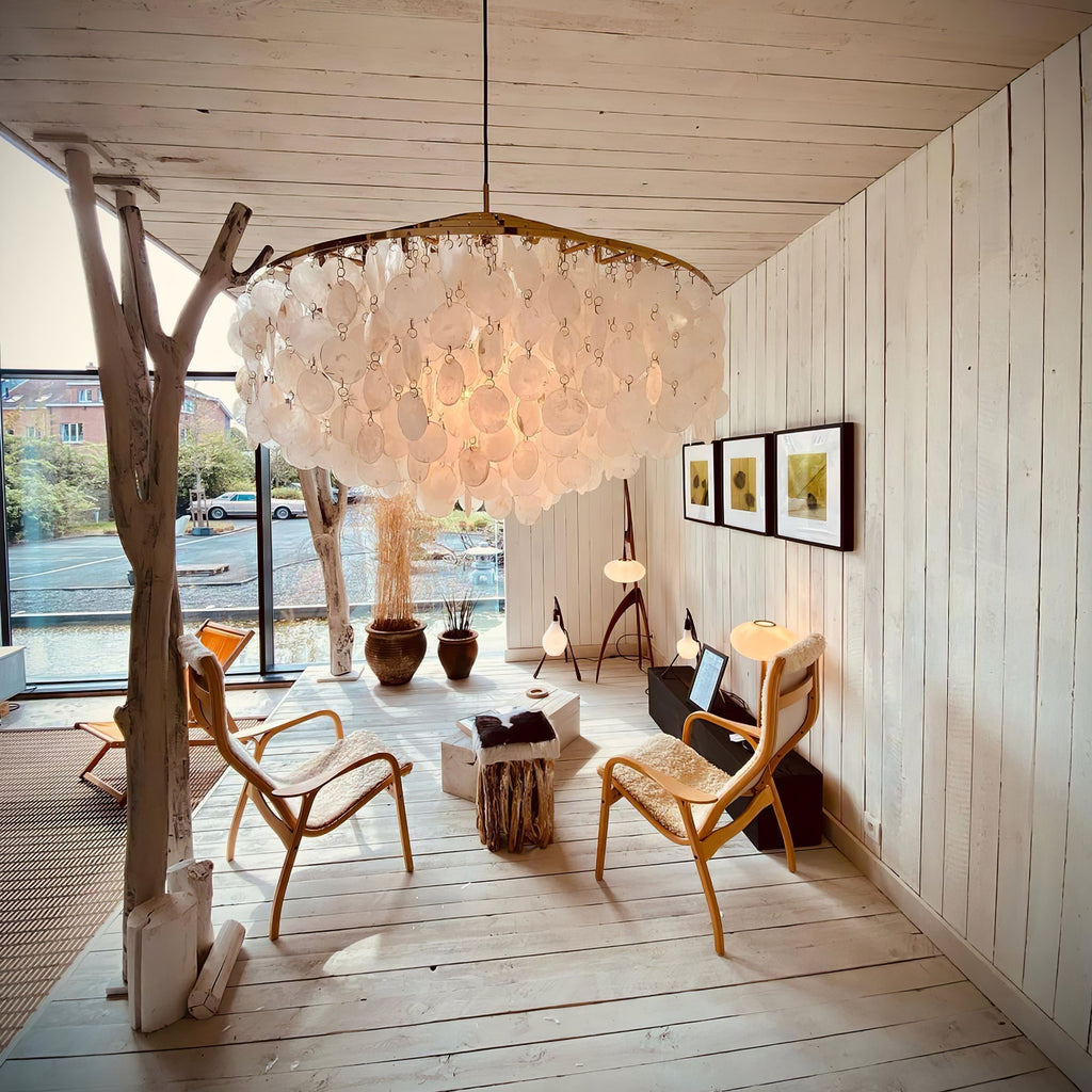 shell-pendant-lamp-anzaz-Gold & White-4