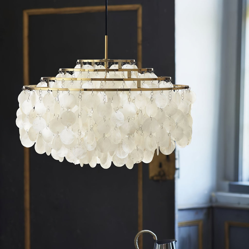 shell-pendant-lamp-anzaz-Gold & White-6