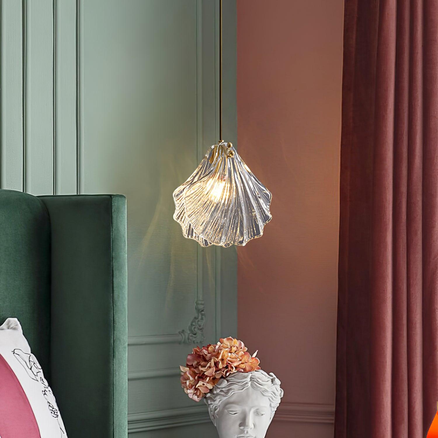 shell-mini-pendant-light-anzaz-Brass + Clear-2