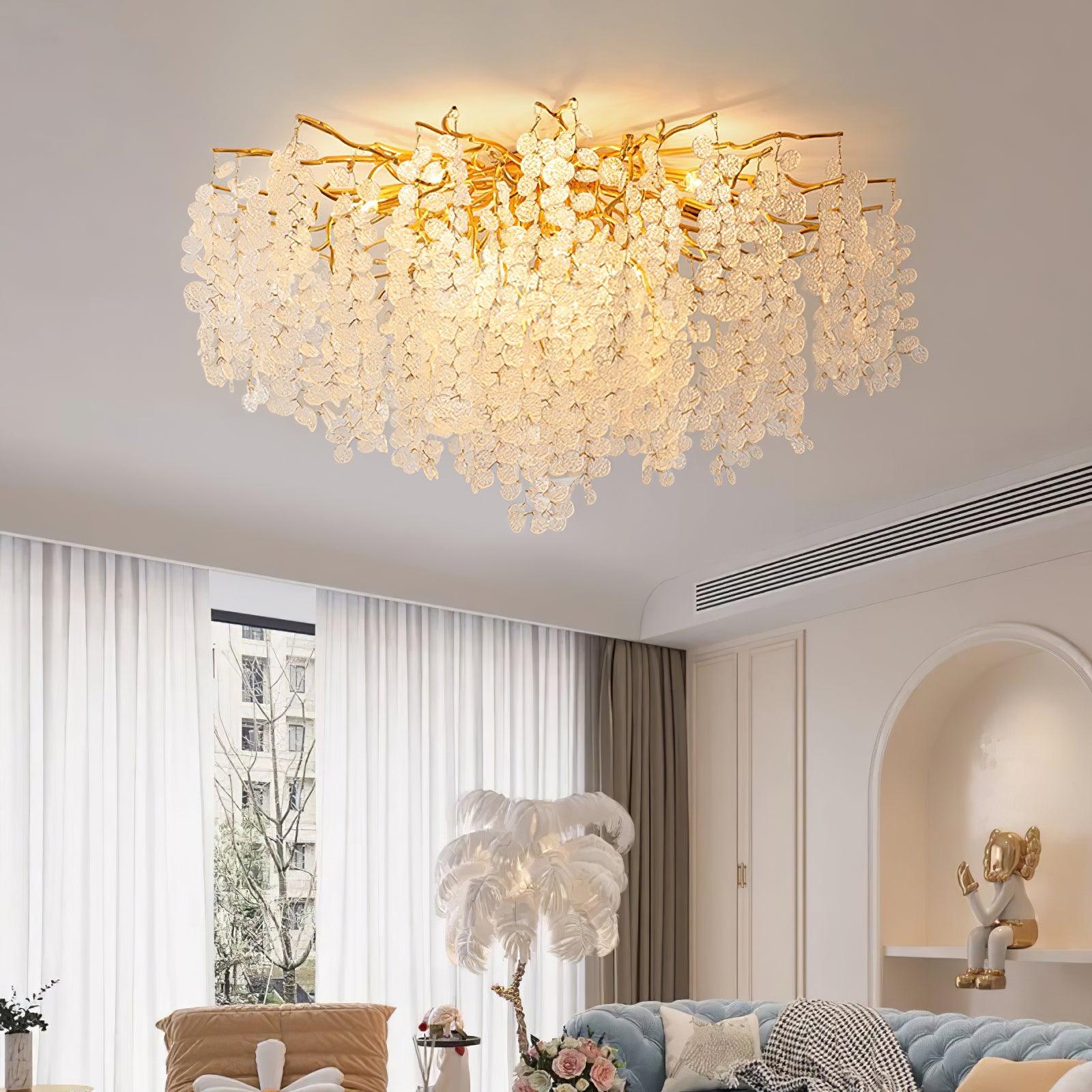 shiro-noda-ceiling-lamp-anzaz-Gold & Frosted glass-3