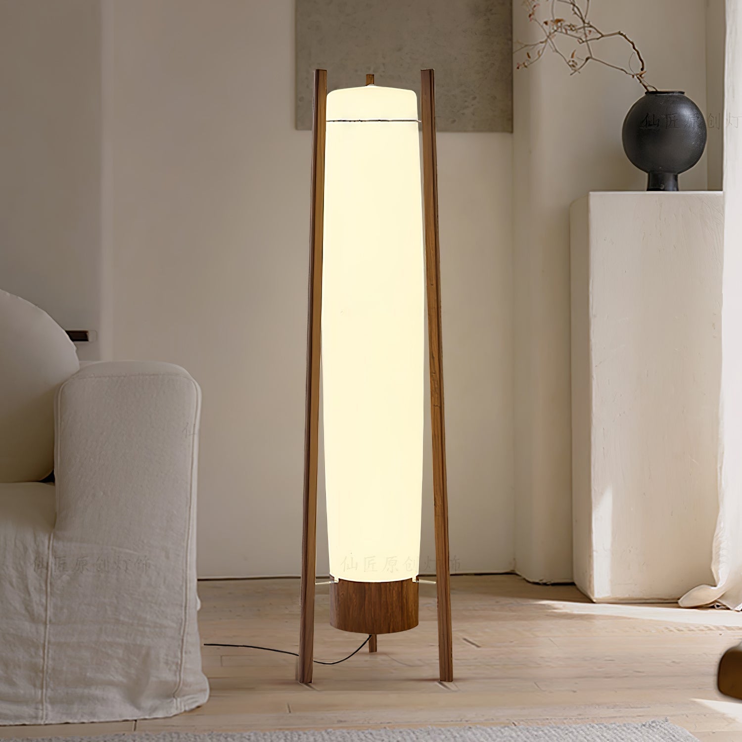 side-led-floor-lamp-anzaz-Walnut & White-2