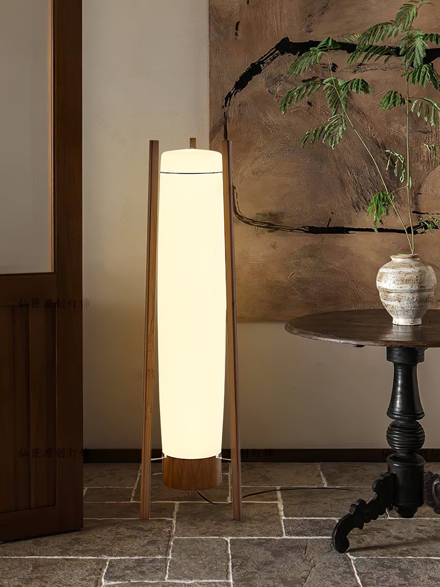 side-led-floor-lamp-anzaz-Walnut & White-4