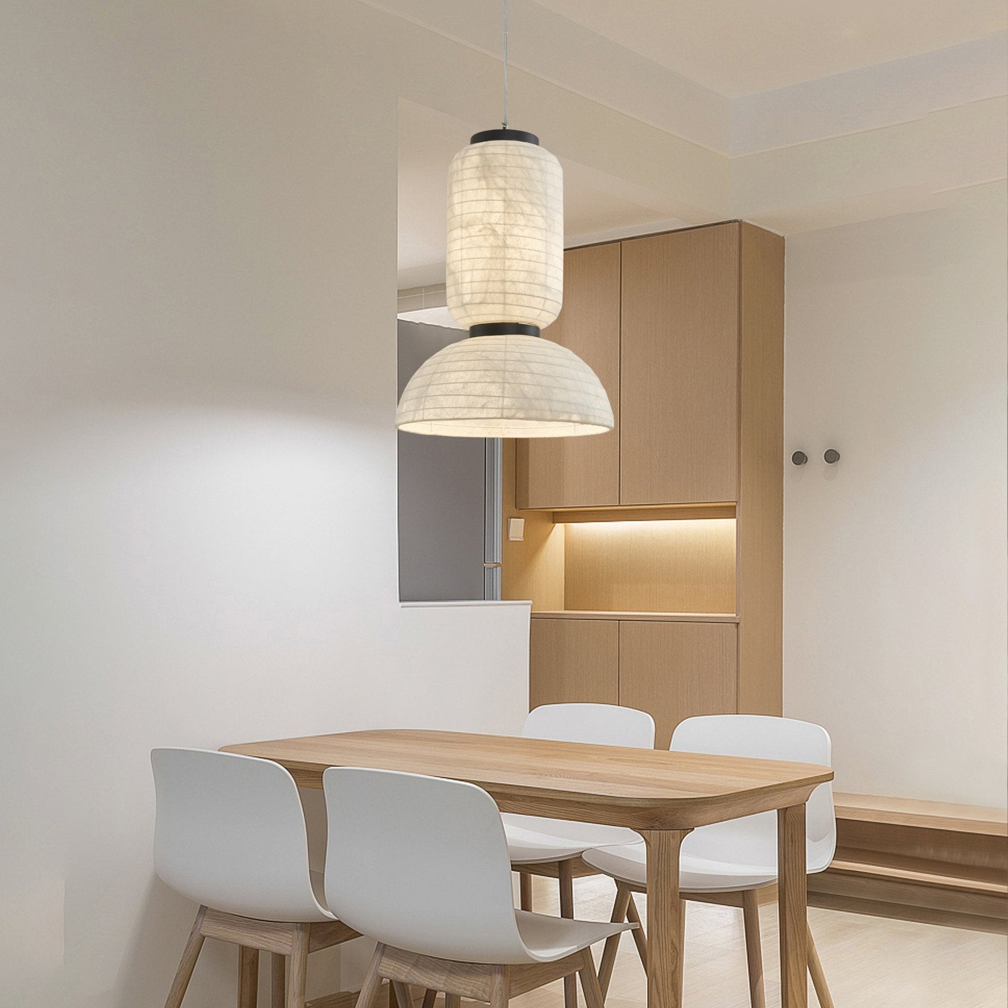 modern-silk-pendant-light-anzaz-Black & White-3