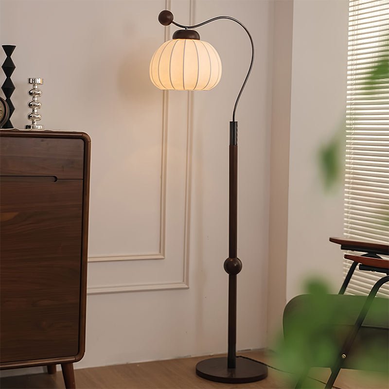 silk-globe-floor-lamp-anzaz-Walnut wood & Gold-3
