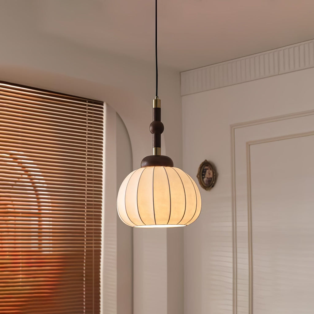 silk-globe-pendant-lamp-anzaz-Black & Walnut Color & White-2