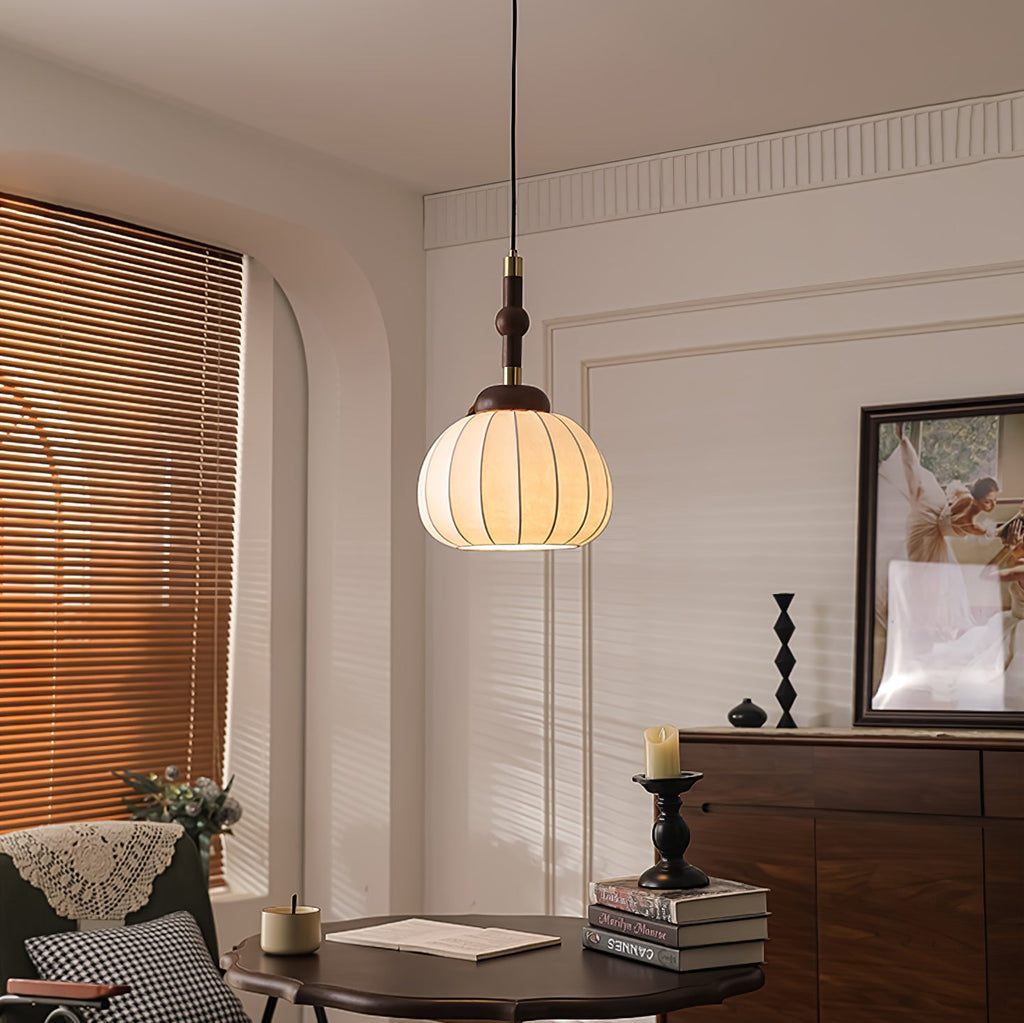 silk-globe-pendant-lamp-anzaz-Black & Walnut Color & White-4