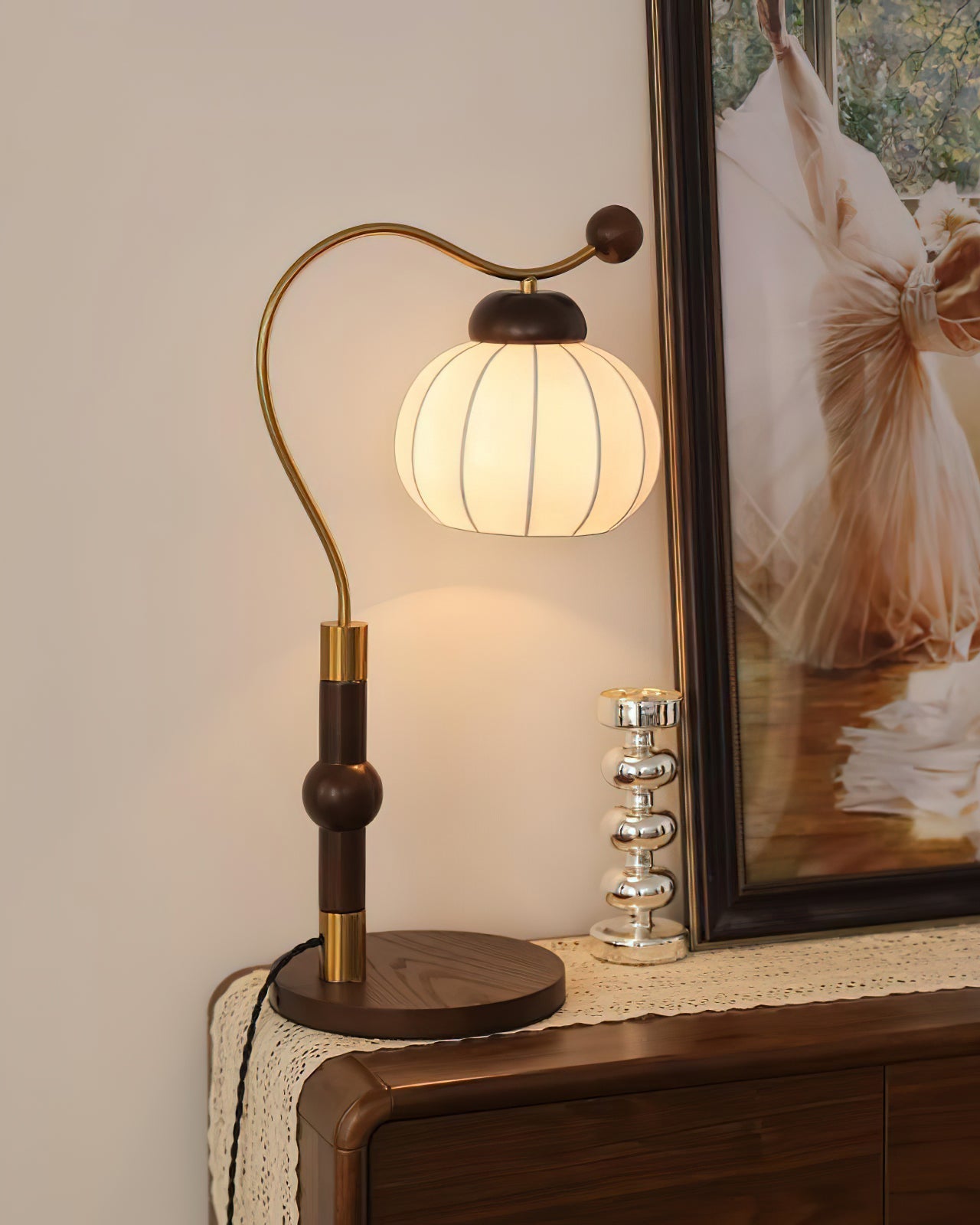 silk-globe-table-lamp-anzaz-Walnut wood & Gold-3
