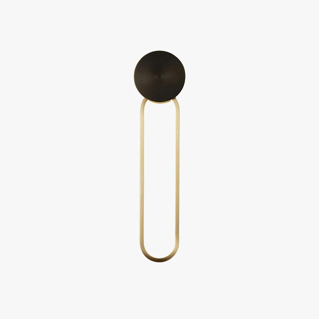 simple-elliptical-wall-sconce-anzaz-Brass & Black-1