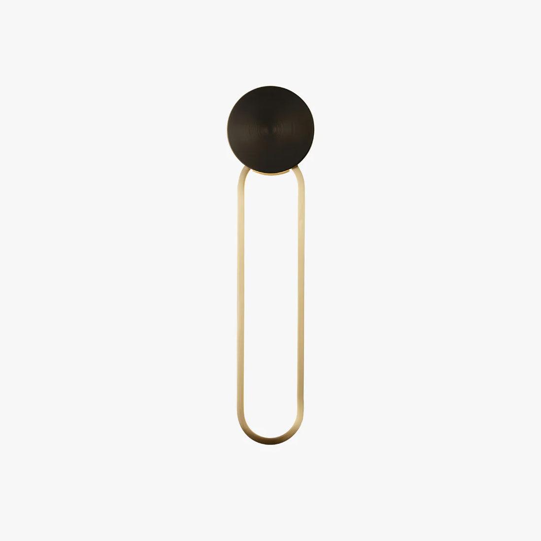 simple-elliptical-wall-sconce-anzaz-Brass & Black-1