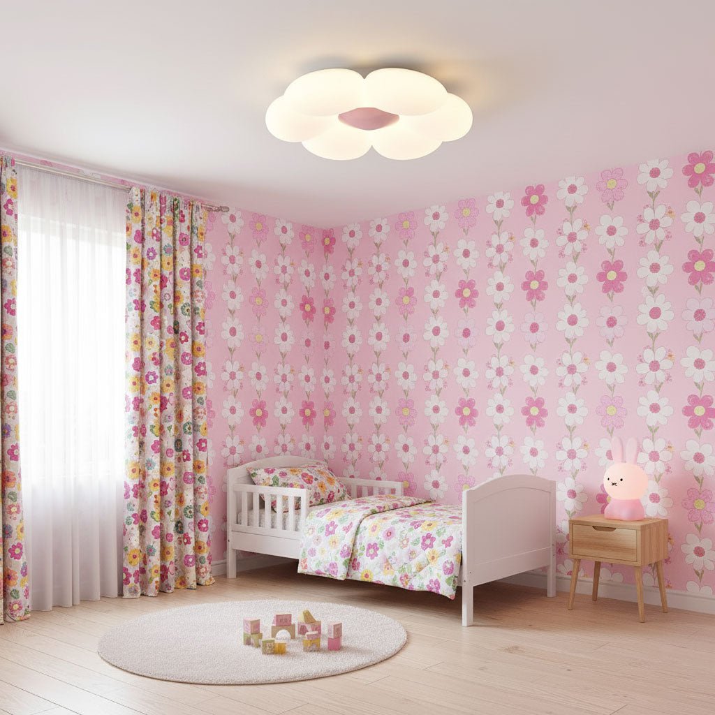 six-leaf-flower-kids-room-ceiling-lamp-anzaz-Green-7