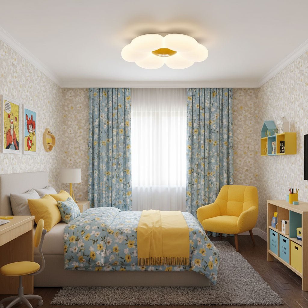 six-leaf-flower-kids-room-ceiling-lamp-anzaz-Pink-4