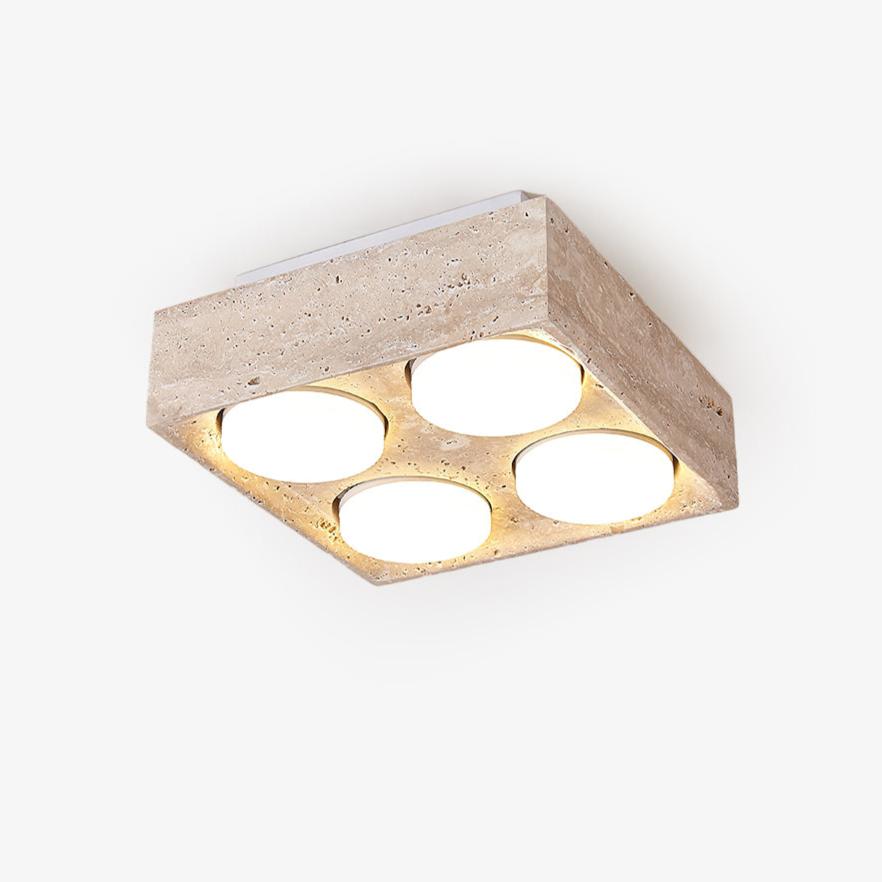 sky-hole-ceiling-lamp-anzaz-Yellow Travertine & White-1