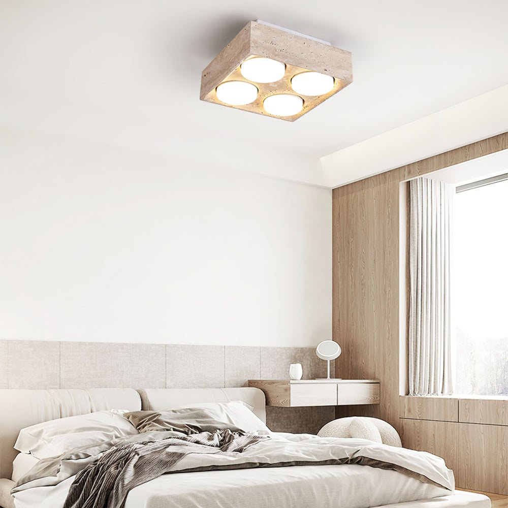 sky-hole-ceiling-lamp-anzaz-Yellow Travertine & White-2