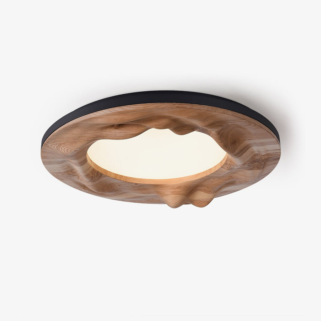sky-lake-ceiling-lamp-anzaz-Black & Wood Color-1