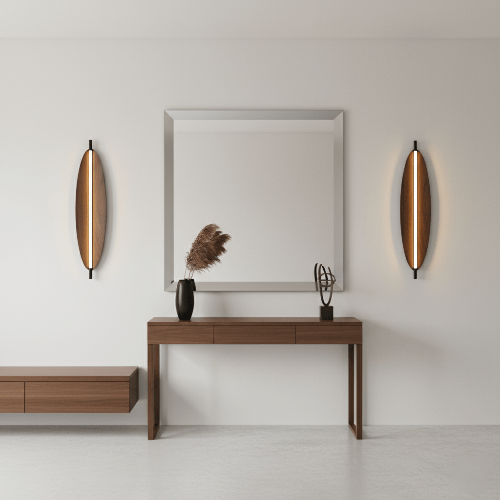 sleek-board-sconce-anzaz-Hydrographic Walnut Wood Grain Finish-4