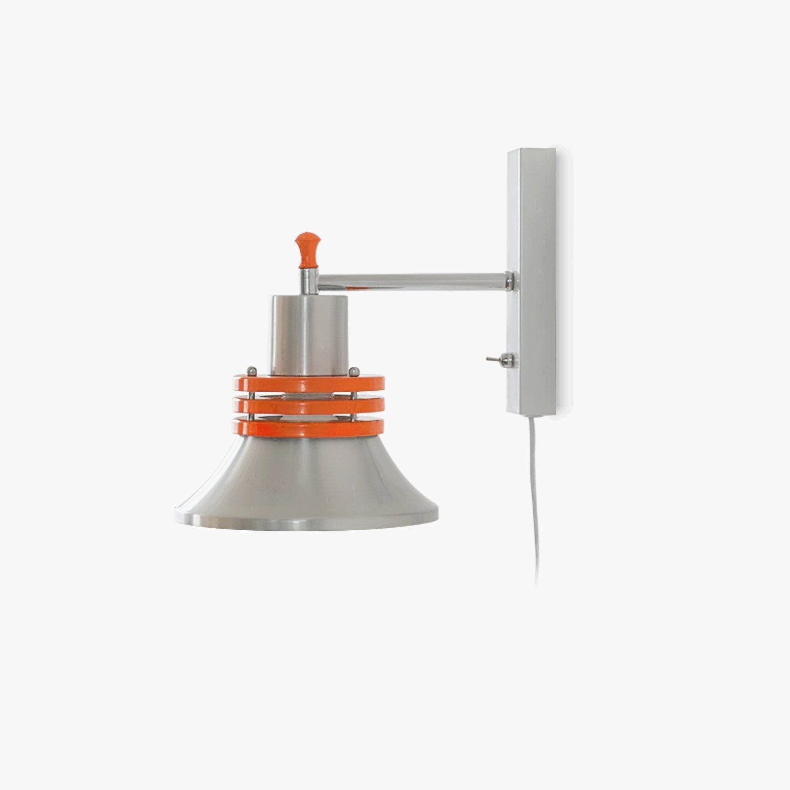 sleekform-static-wall-lamp-anzaz-Orange & Chrome-1