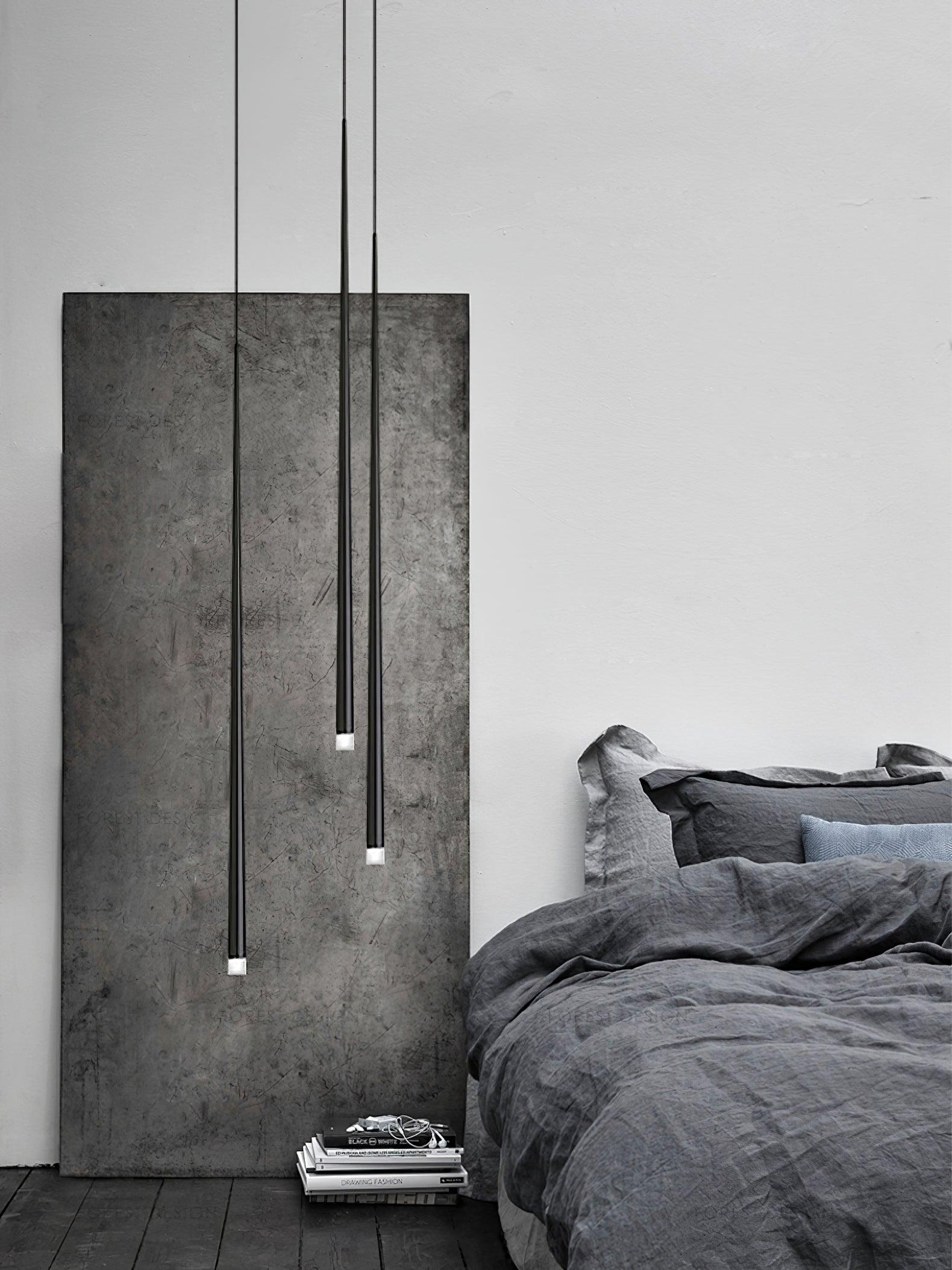 slender-cone-chandelier-anzaz-Black & Warm Light-22