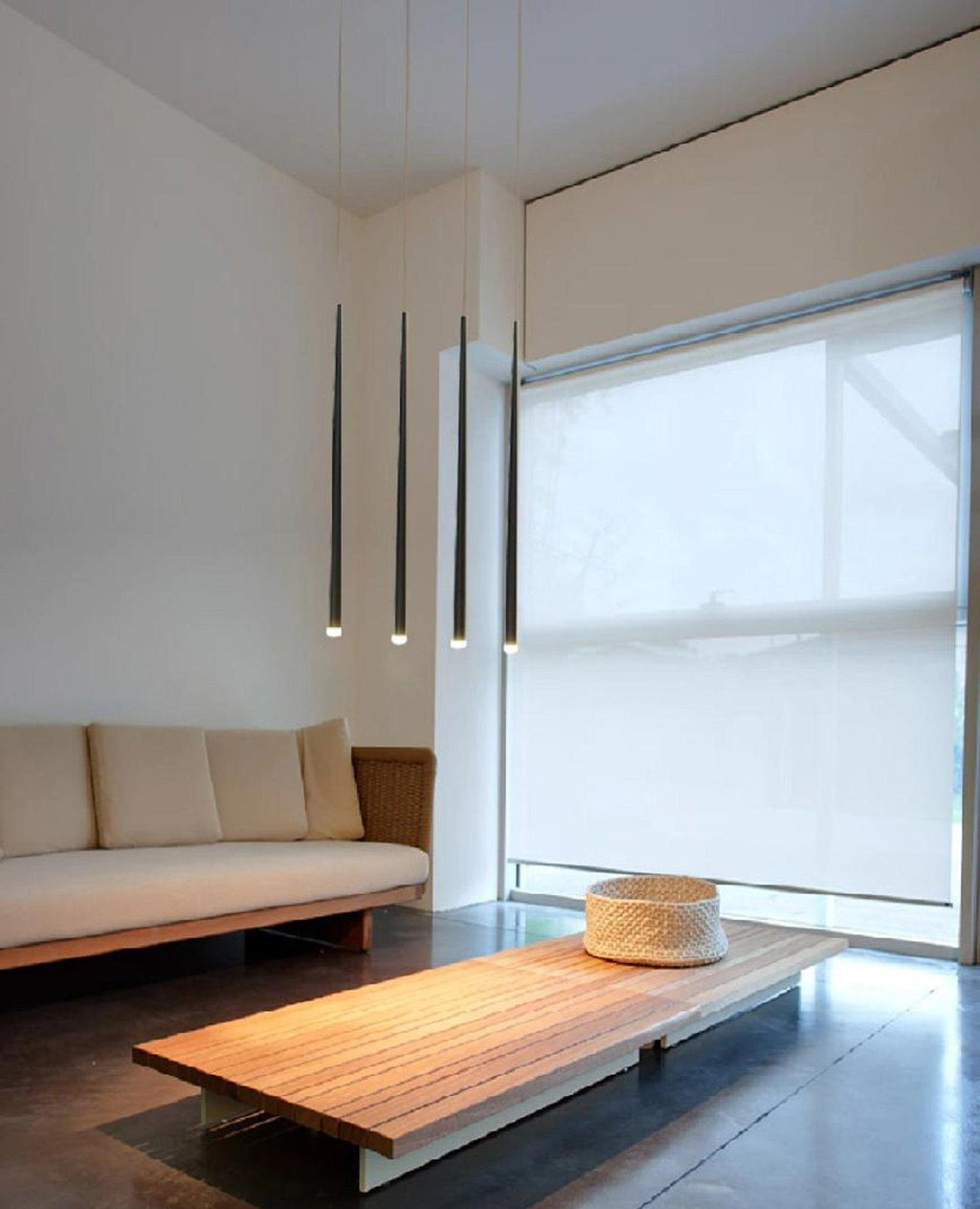 slender-cone-chandelier-anzaz-Black & Warm Light-25