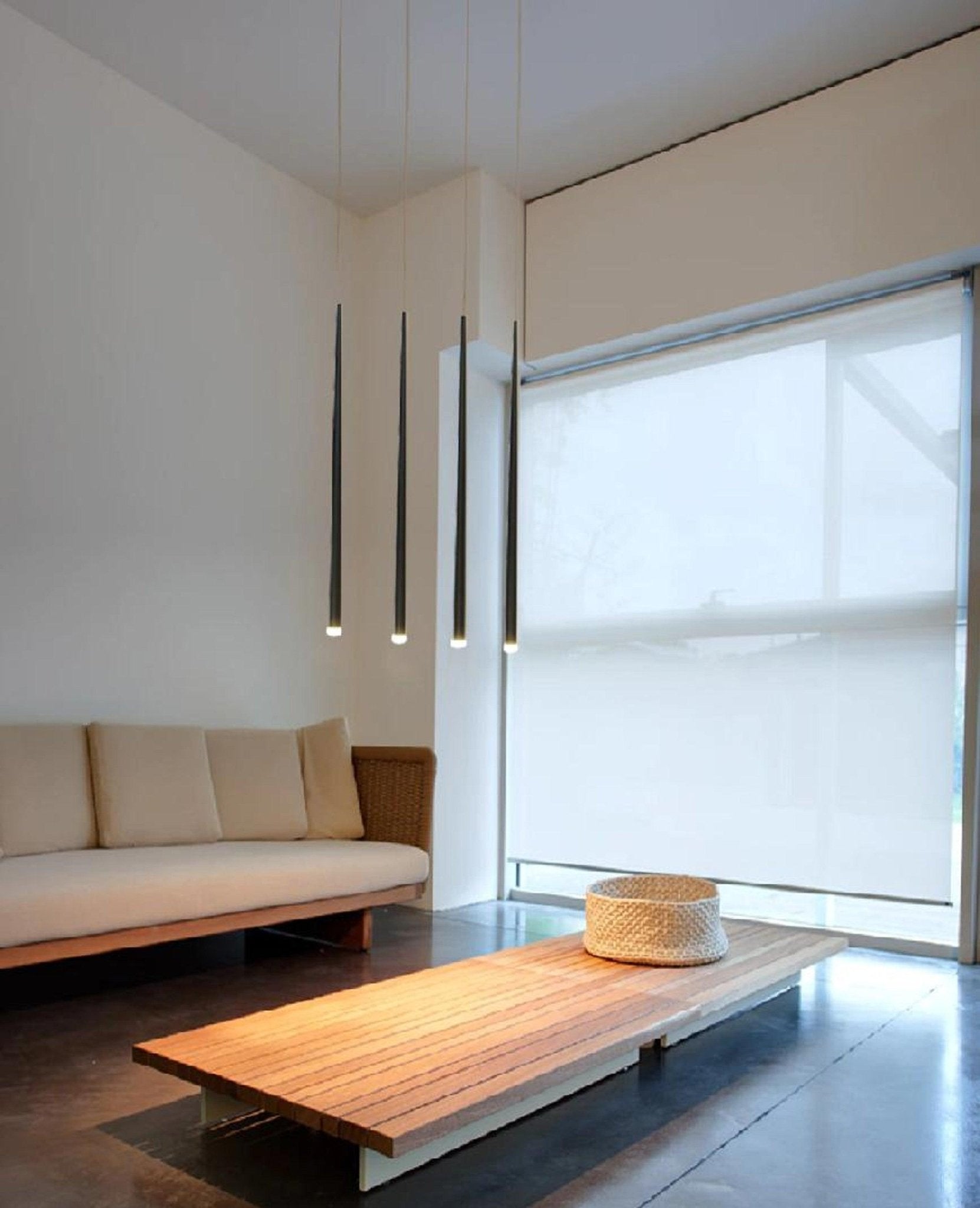 slender-cone-chandelier-anzaz-Black & Warm Light-25