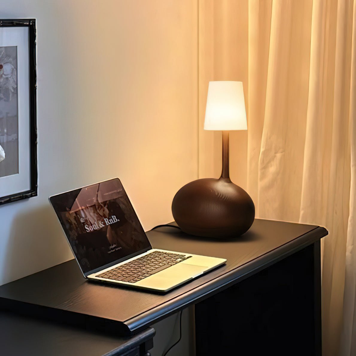 snail-table-lamp-anzaz-Walnut Color-5