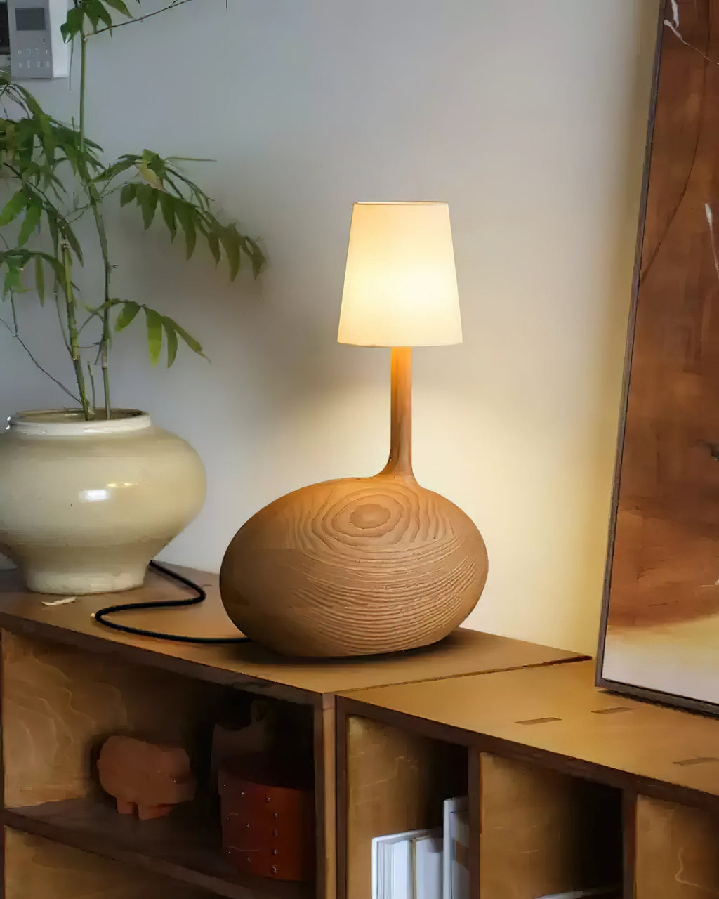 snail-table-lamp-anzaz-Wood Color-2