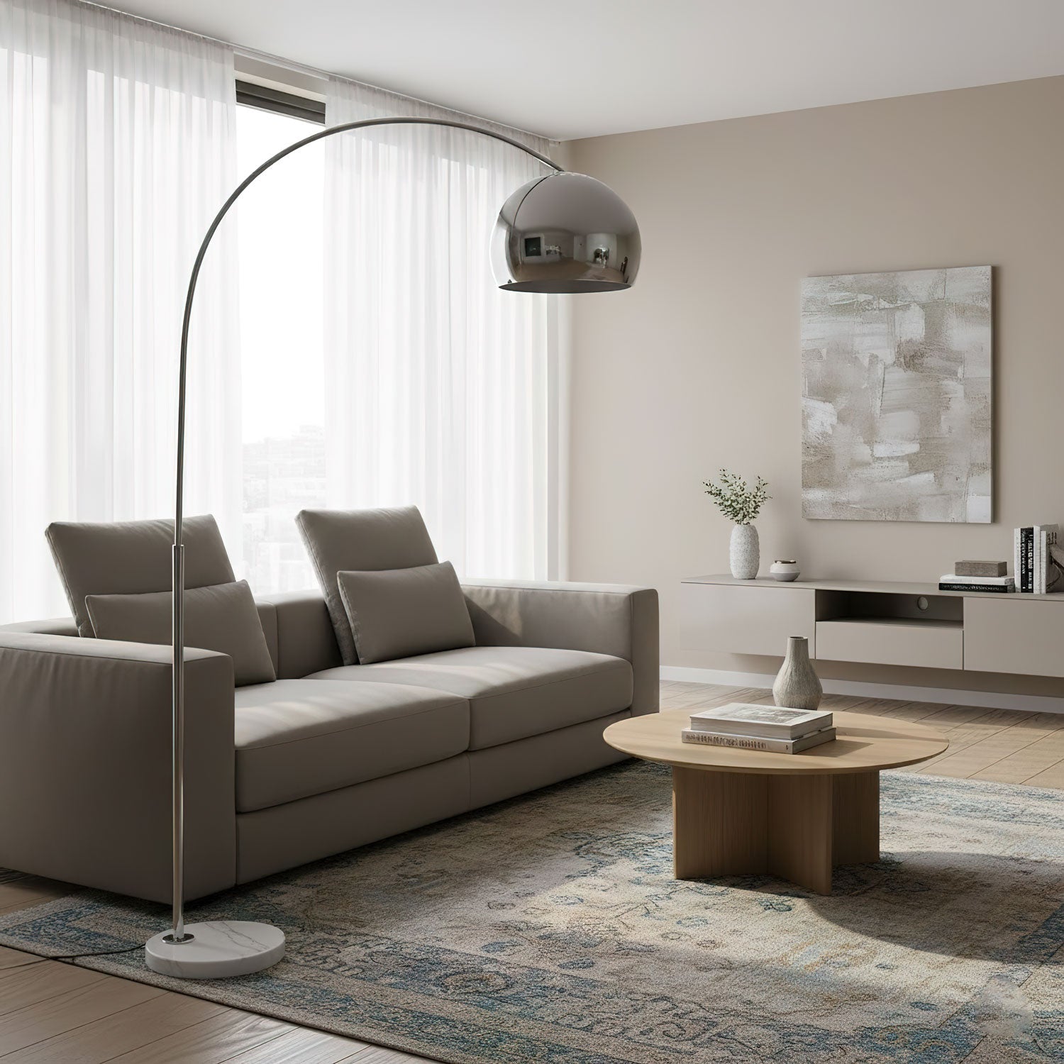 sneedville-arched-floor-lamp-anzaz-Stainless Steel Satin Nickel+Chrome-7