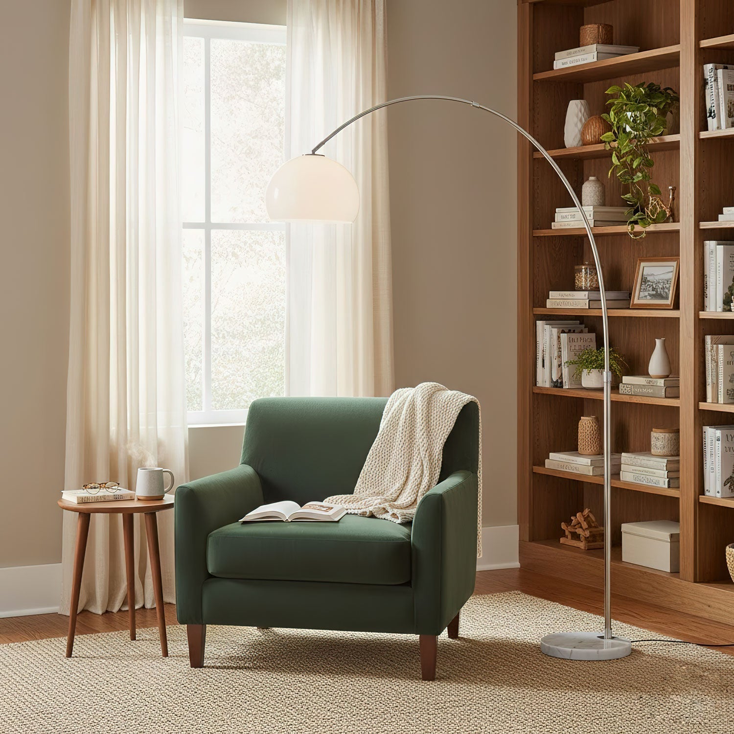 sneedville-arched-floor-lamp-anzaz-Stainless Steel Satin Nickel+White-4