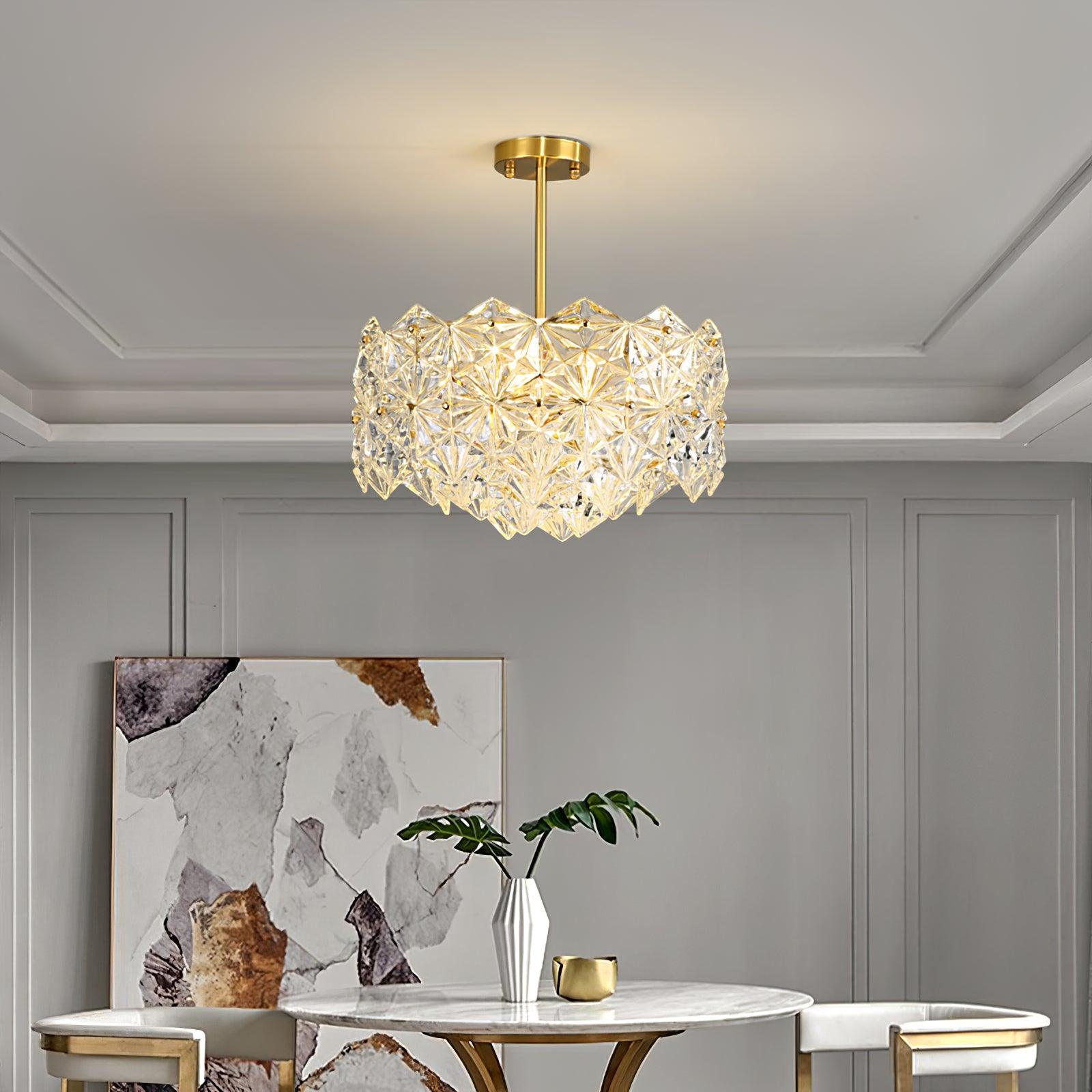 snowflake-glass-chandelier-anzaz-Brass & Clear-2