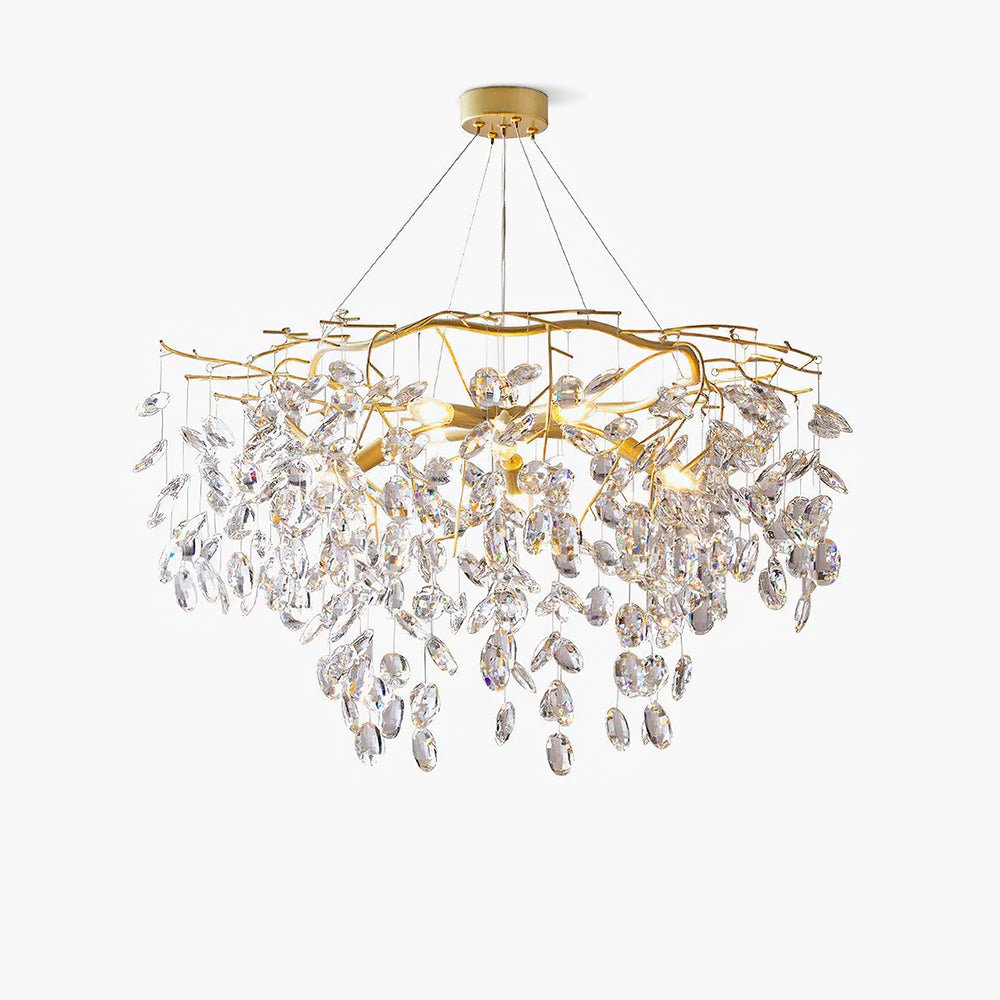 sofia-chandeliers-anzaz-Brass & Clear-1