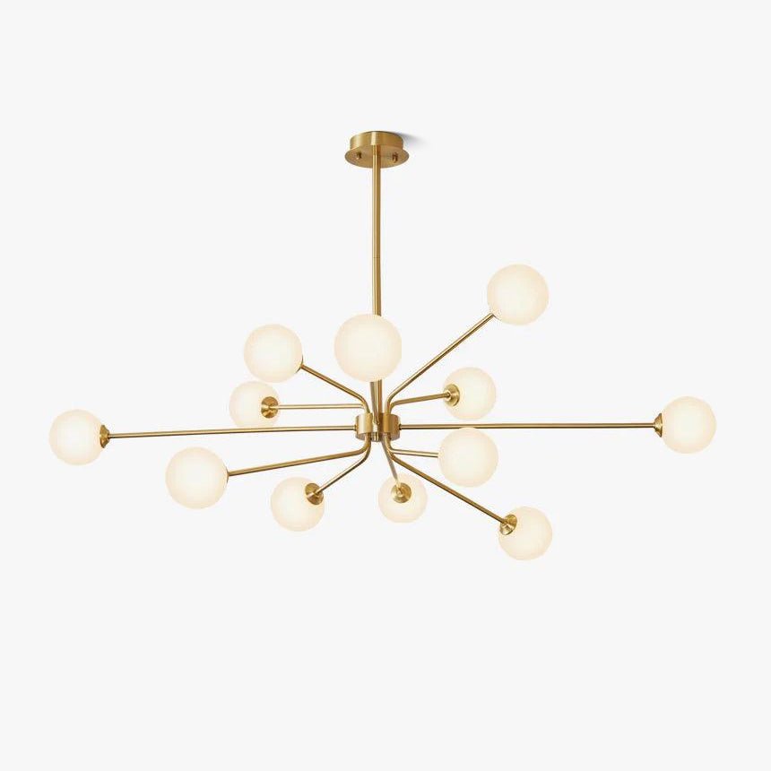 solaire-arm-chandelier-anzaz-Brass & White-1