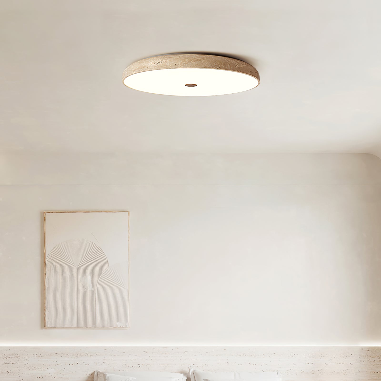 solaro-travertine-ceiling-lamp-anzaz-Yellow Travertine & White-4