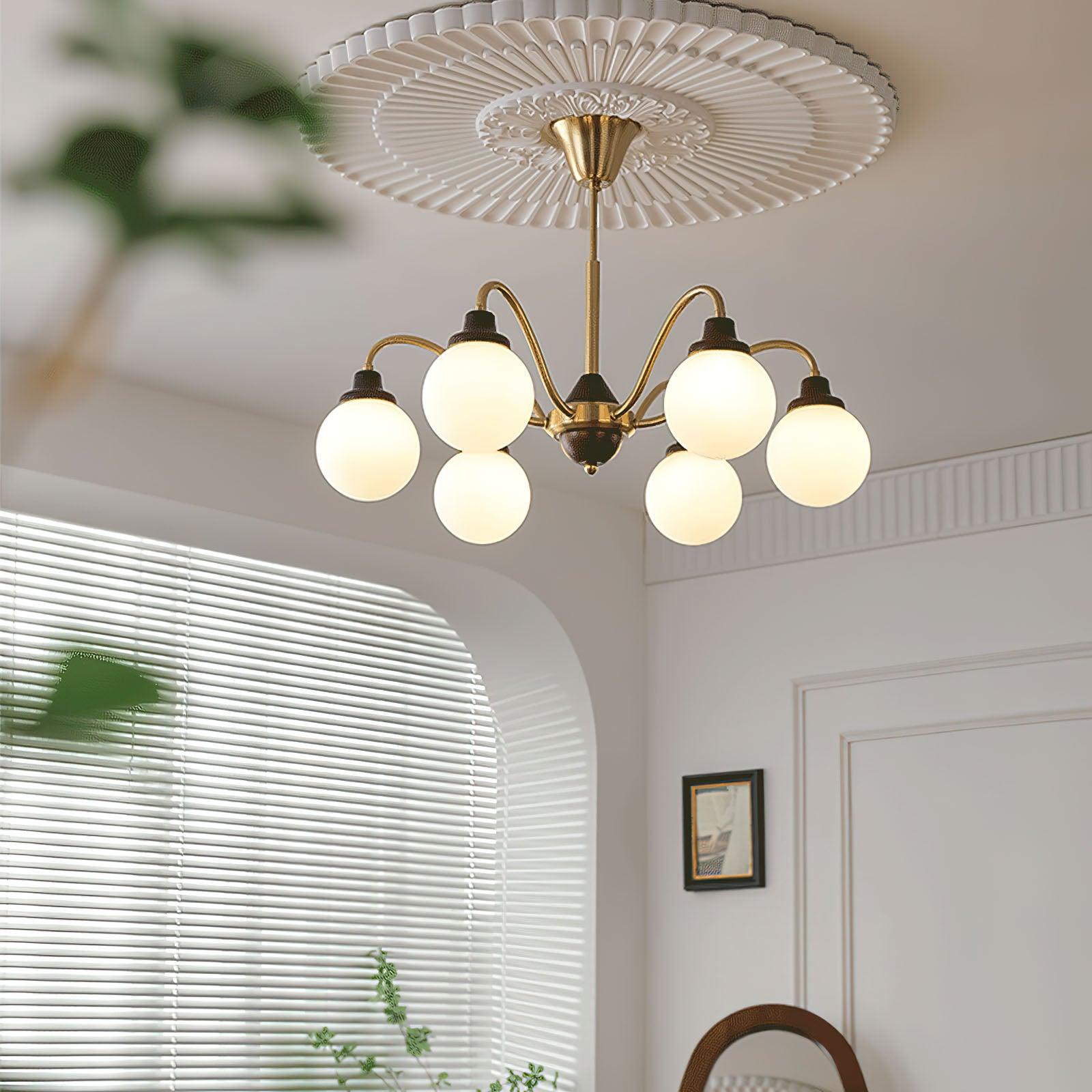 solid-wood-magic-bean-chandelier-anzaz-Gold & White-3