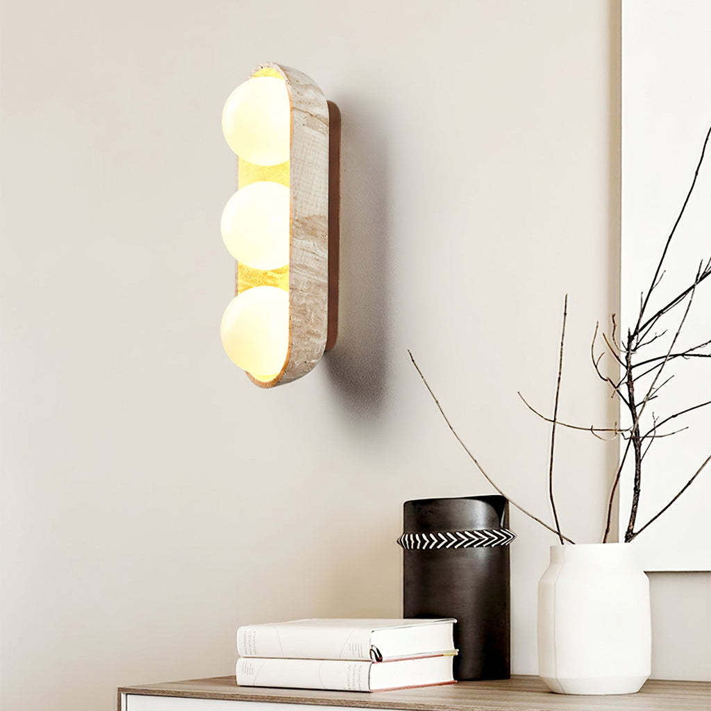 solstice-trio-wall-sconce-anzaz-Walnut color & Yellow Travertine-4