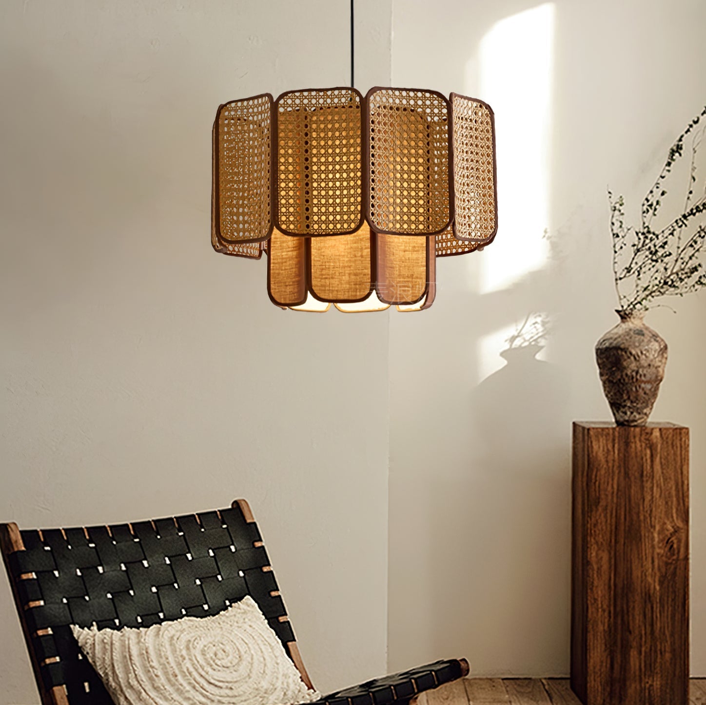 soltera-woven-pendant-lamp-anzaz-Natural ranttan & Beige-2