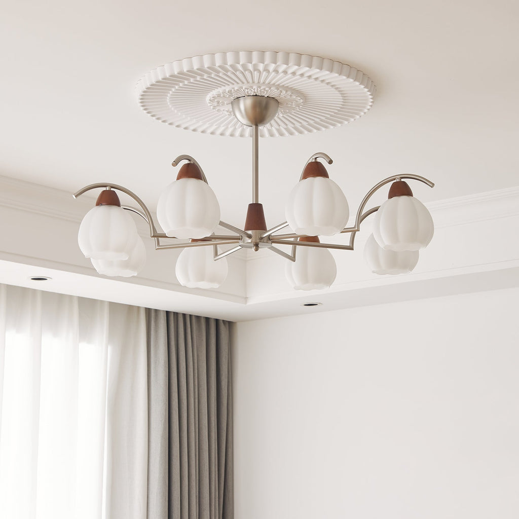 soluna-bloom-chandelier-anzaz-Walnut color & Nickel-3