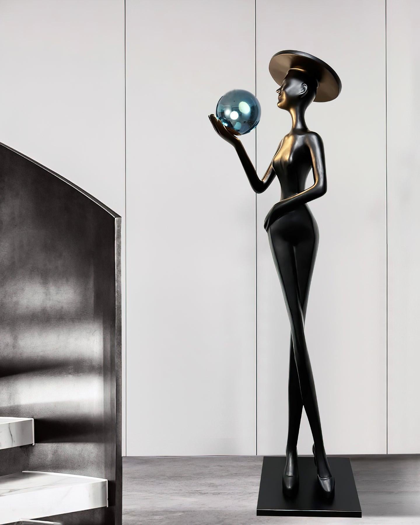 sophia-elegance-sculpture-floor-lamp-anzaz-Black & Blue ball-7