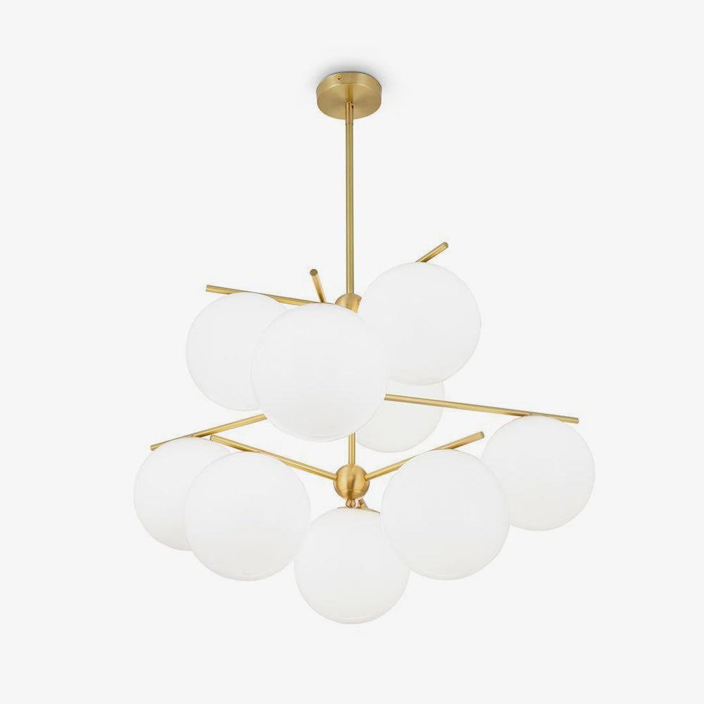 sphere-stem-chandelier-anzaz-Brass & White-1