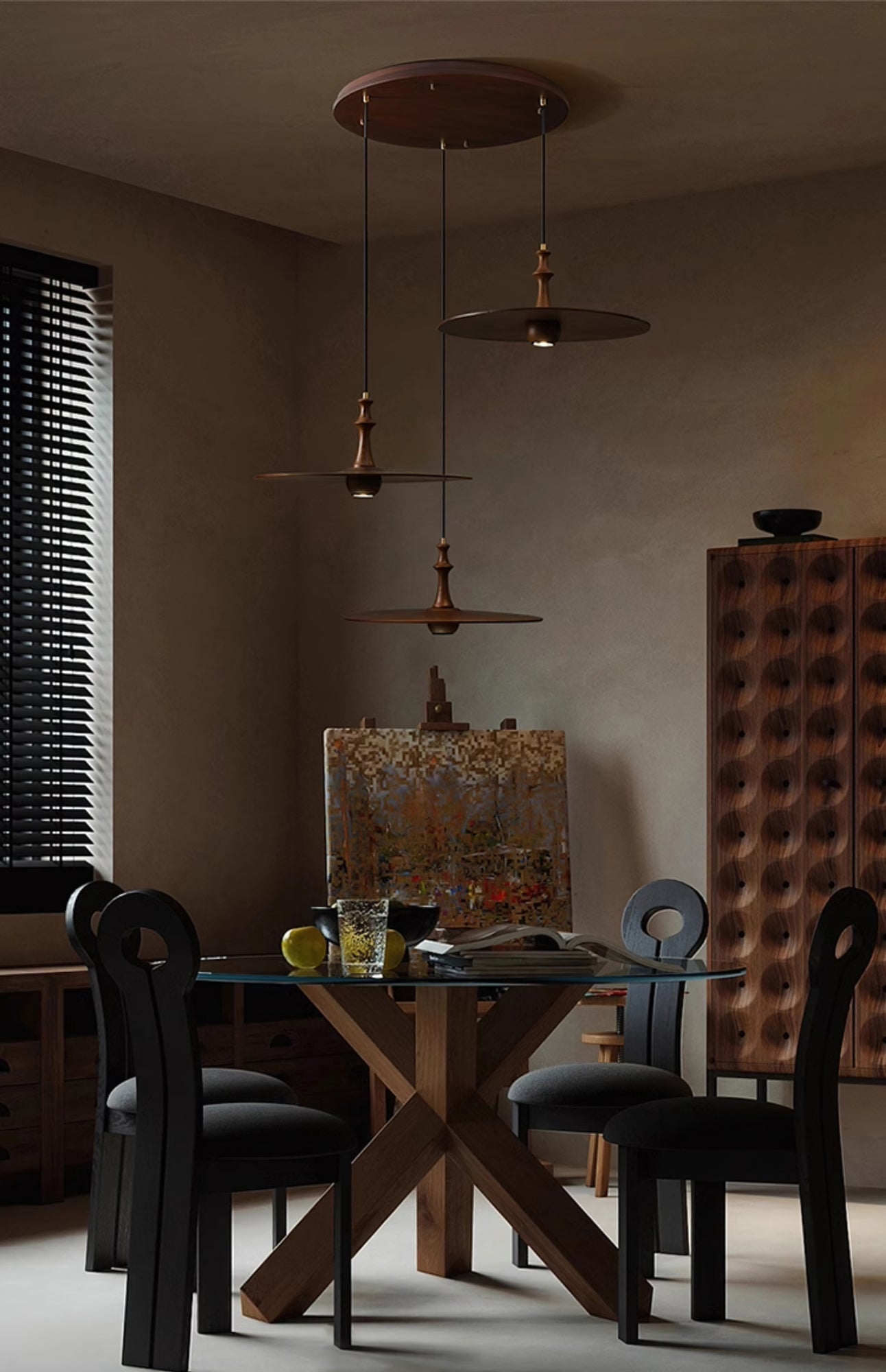 spindle-disc-pendant-lamp-anzaz-Walnut Color-14